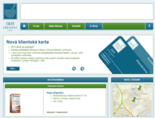 Tablet Screenshot of jh-lekarny.cz